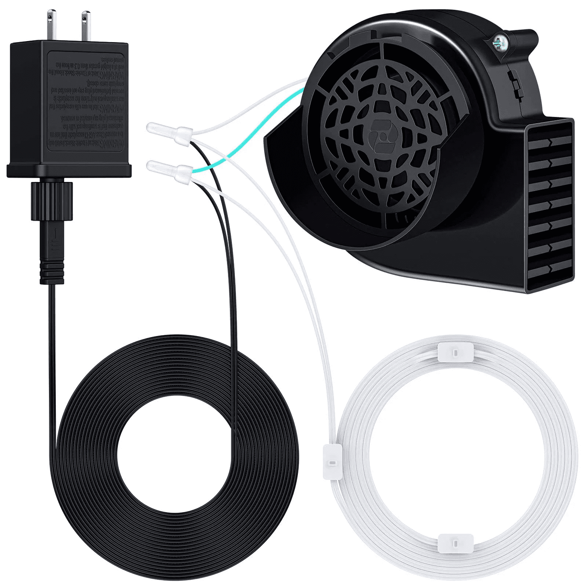 Air Blower for Inflatables, Air Fan Blower Replacement Motor for Garden Yard Inflatable Decor, 1.0A Fan Blower for Halloween Christmas Airblown Inflatables, 12V/ 1.0A Adapter