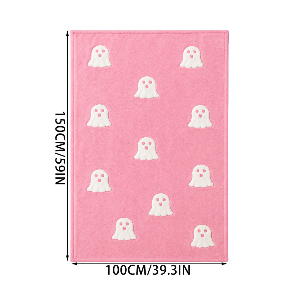 AuroraX Halloween Ghost Decor Outdoor Halloween Decoration Courtyard Tabletop Desktop Haunted Halloween Decoration for Yard Garden Pink