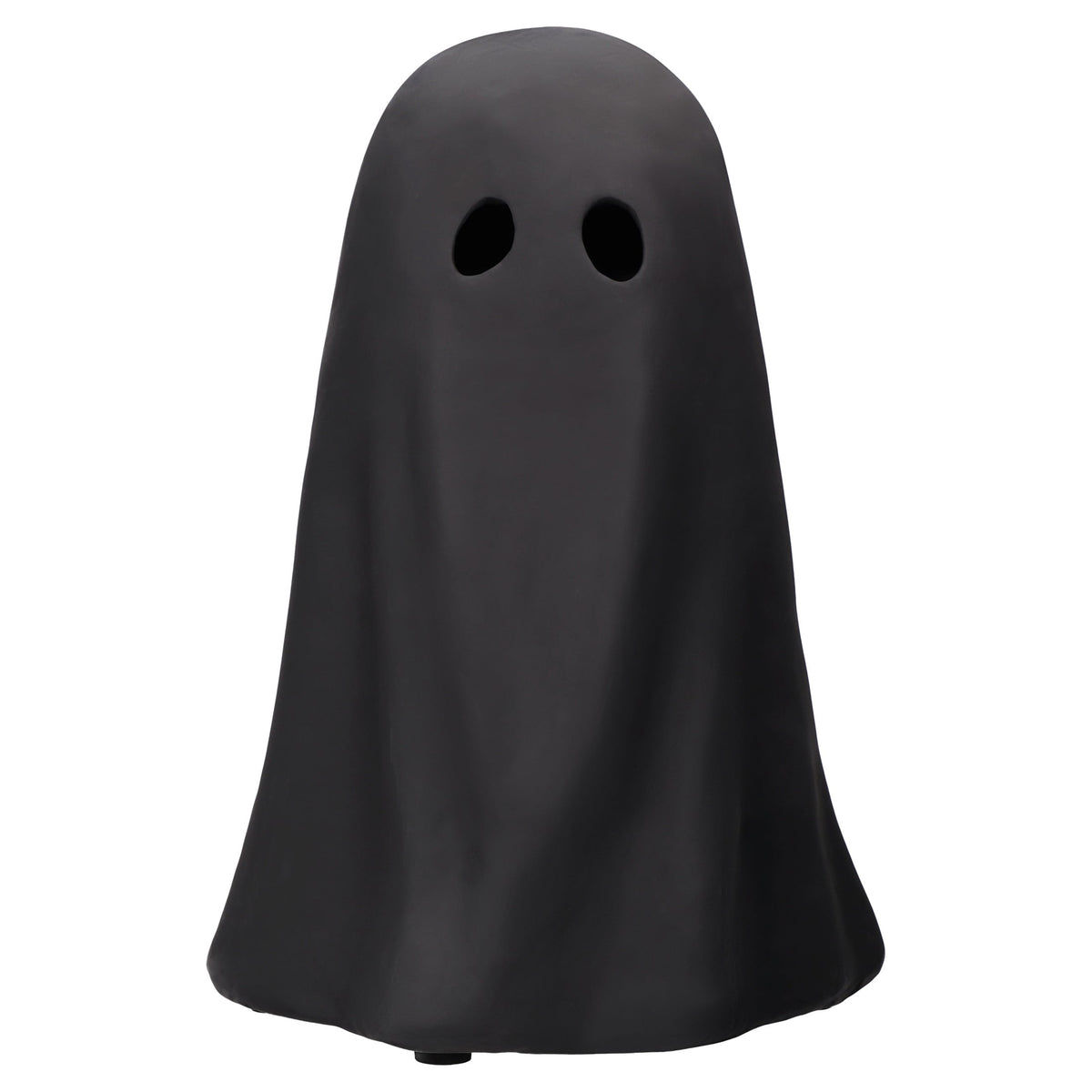 Paper Mache Ghost Decoration, Black, 10.9", Halloween by Way To Celebrate
