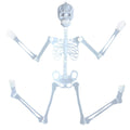 Darzheoy 35" Halloween Skeleton, Full Body Skeleton with Posable Movable Joints for Props Decorations