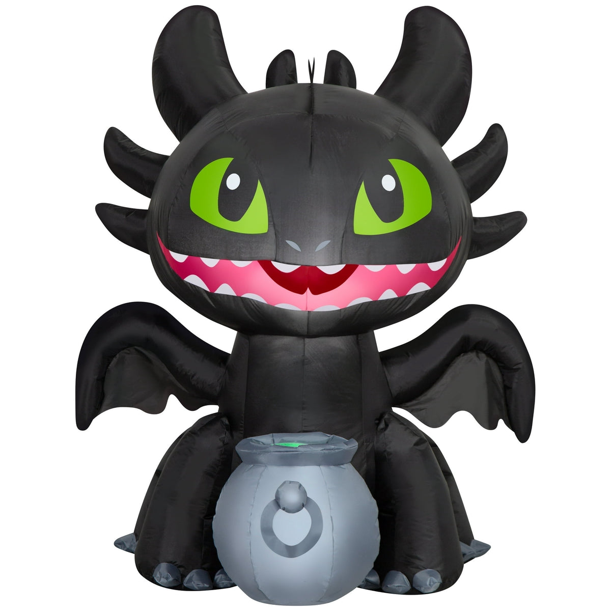 Halloween Inflatables Toothless with Cauldron How to Train a Dragon, 50in