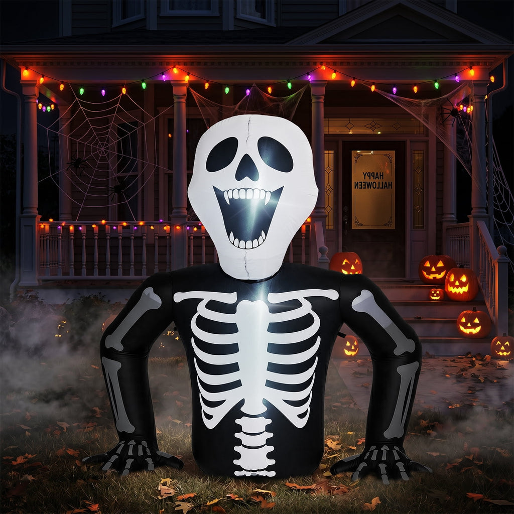 Ktaxon 6' Halloween Inflatables Skeleton Outdoor Halloween Decoration Emerging Large Skeleton
