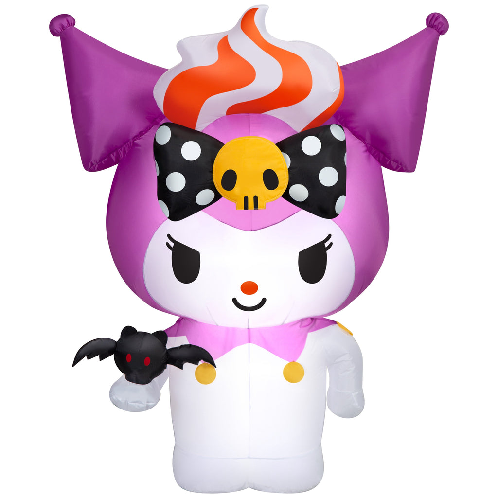 Airblown Halloween Inflatable Light with Kuromi Character and Orange Hair