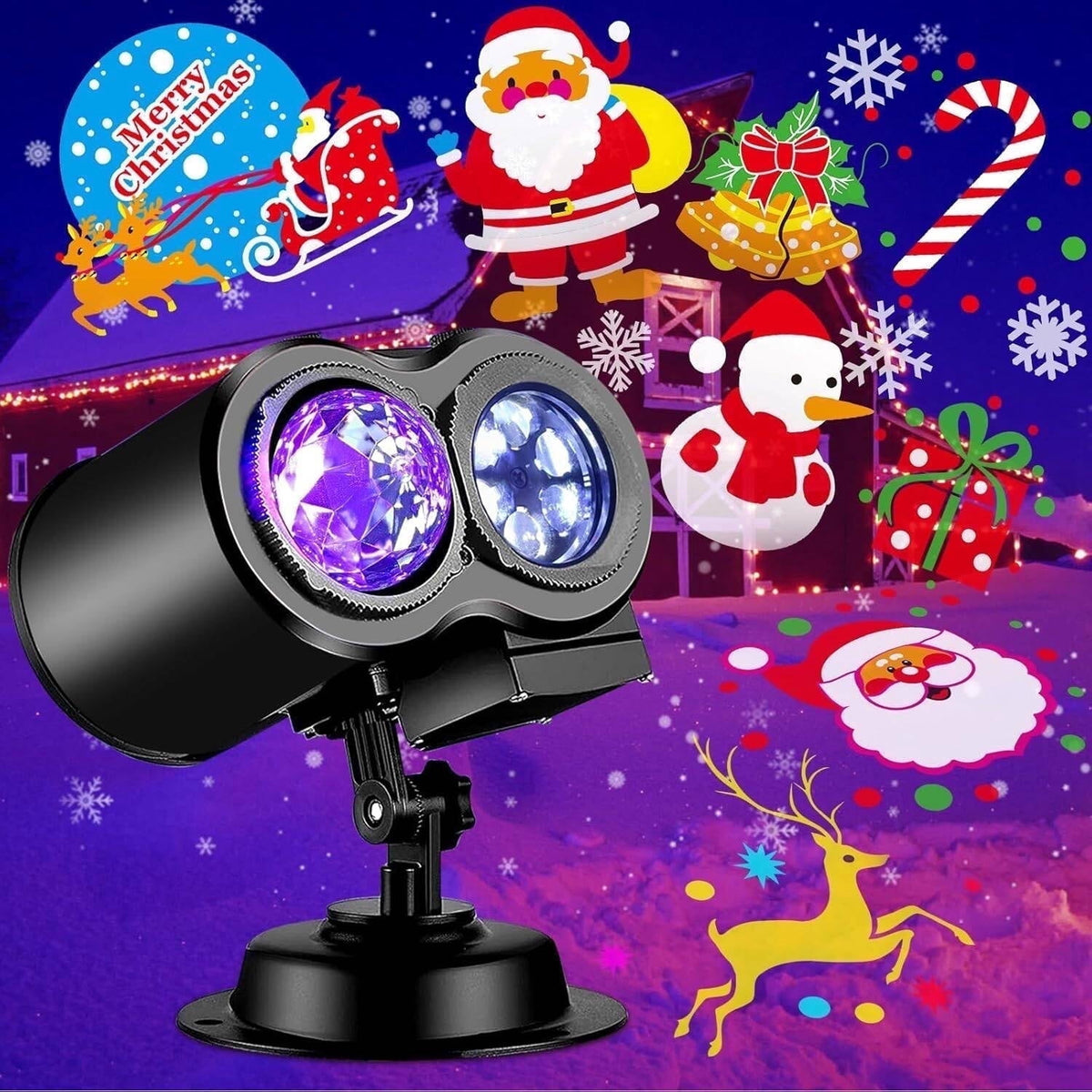 Morfone Halloween Projector Lights, Waterproof Holiday Projector Lights for Halloween Decorations Outdoor or Indoors