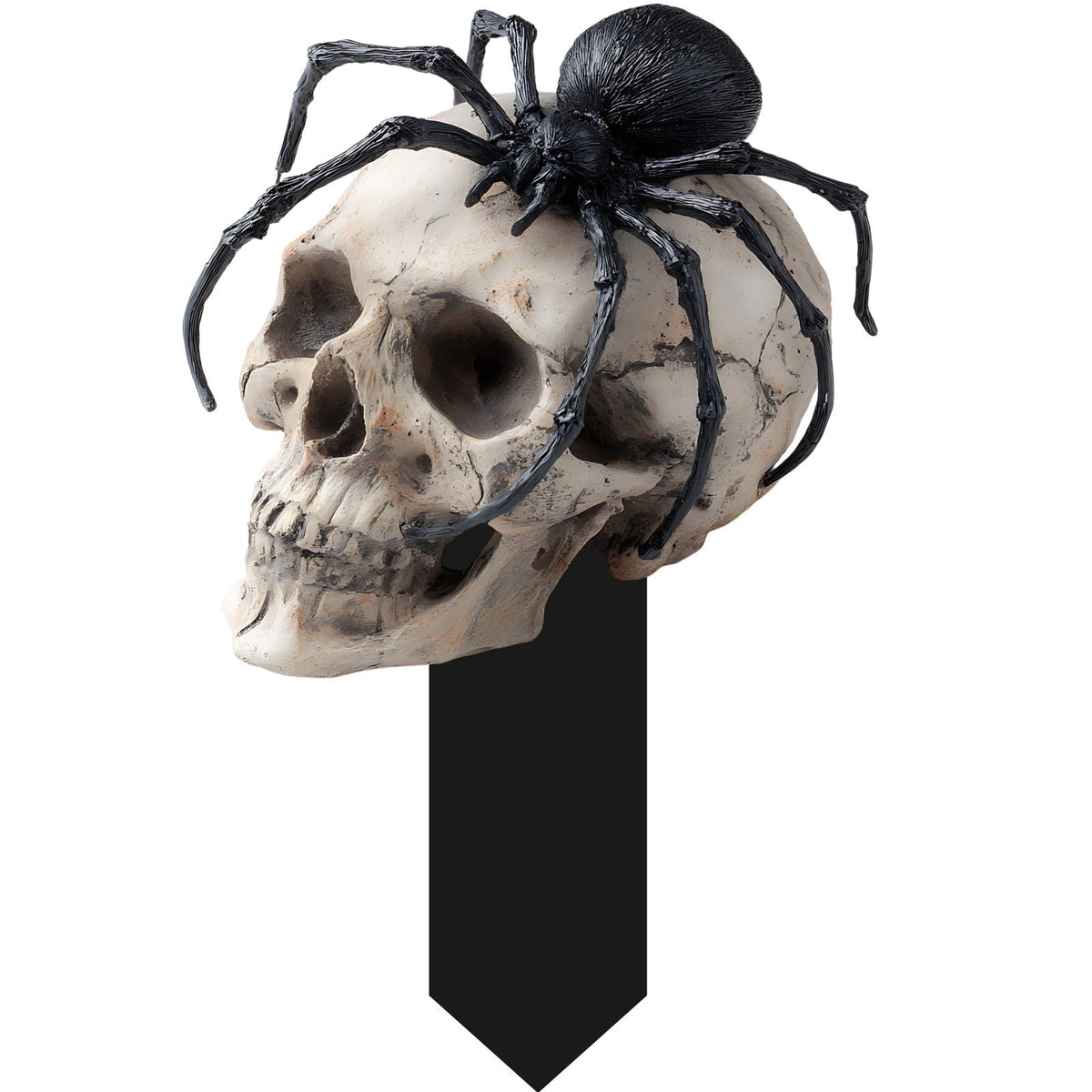 Pumpkin Head Scarecrow Zombie Halloween Decorations, Scary Outdoor Yard Lawn Graveyard Decor, Spooky Haunted House Themed 2D Yard Stake, 1 Pack