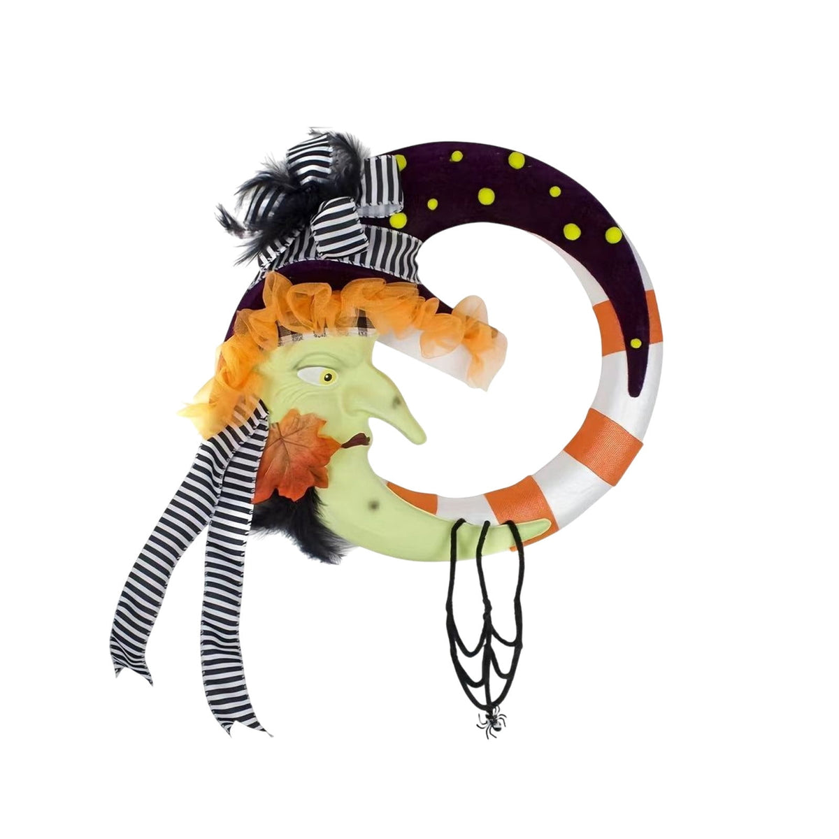YIKA Halloween Decoration Fall Peony And Pumpkin Wreath Colorful Decorative Garland Home Decoration And Ornaments Suitable For Decoration In Multiple Scenarios F3Halloween Yard Decor