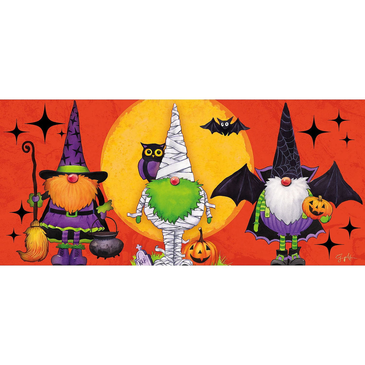 Evergreen Indoor Outdoor Doormat Bundle Set of 5 - Frame and 4 Welcome Seasonal Inserts Halloween Christmas Thanksgiving