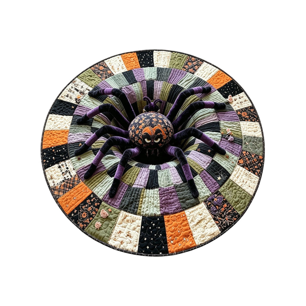 Win s Way 3D Illusion Round Halloween Rug Optical Illusion Doormat Non- Washable Entryway Decor Spooky Fall Front Door Mat for Party Decoration Available in 15.8/23.6/31.5 Inch