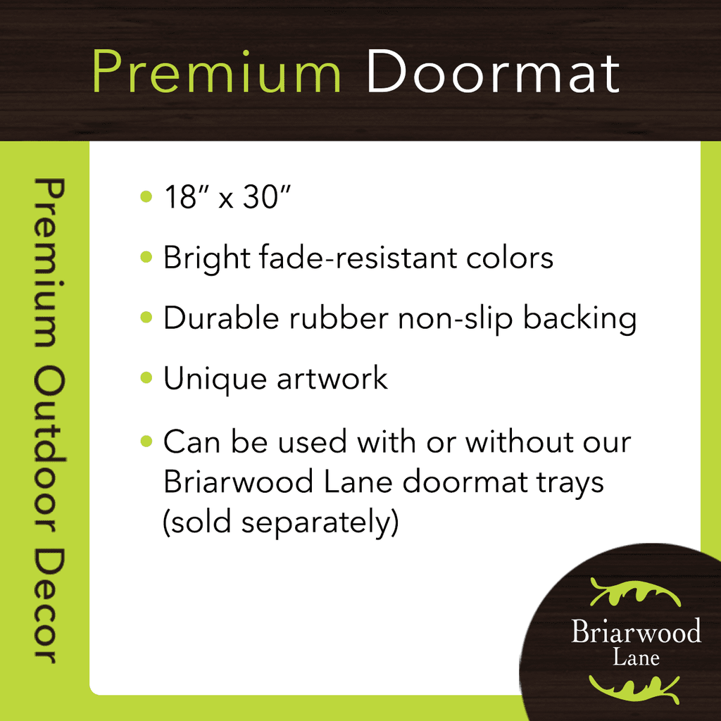 Briarwood Lane Halloween Doormat 30x18 Indoor Outdoor Spooky Pups For Halloween Doormat