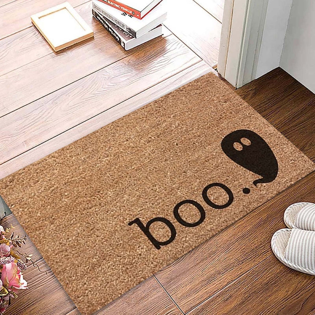 Fall Coir Doormat Welcome Pumpkins Door Mat Non Farmhouse Floor Mats Autumn Decorative Entrance Door Rugs For Halloween Thanksgiving Indoor Outdoor Bathroom Porch Decor Carpet