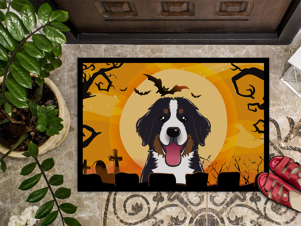 Carolines Treasures BB1795JMAT Halloween Bernese Mountain Dog Indoor & Outdoor Mat- 24 x 36 in.