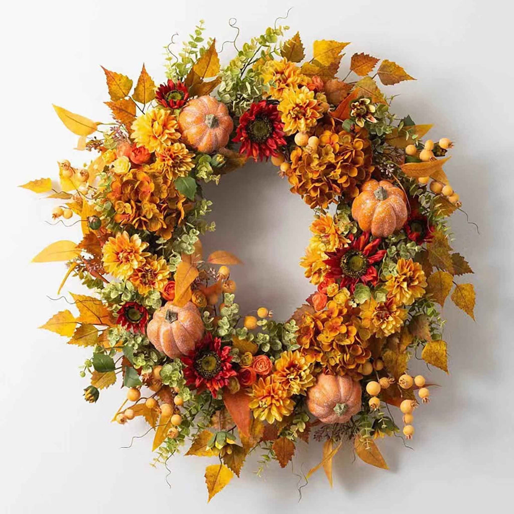 WKSCLPAI Halloween Wreaths, Black Dead Branch Wreath with Bat Decoration, Halloween Leaves Garlands for Decoration, Versatile for Indoor and Outdoor Use,Ideal for Various Occasions