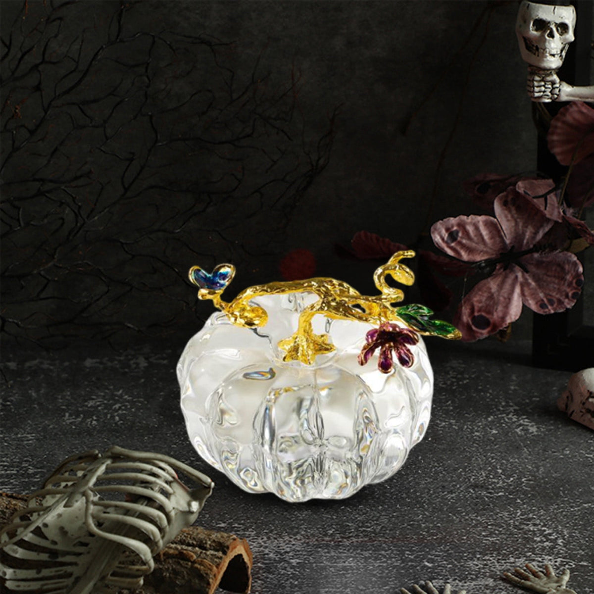 Resin Halloween Ghost Figurine, 10cm Black Spooky Ghost Statue for Mantel Tabletop Centerpiece Porch Indoor Cute Halloween Decor