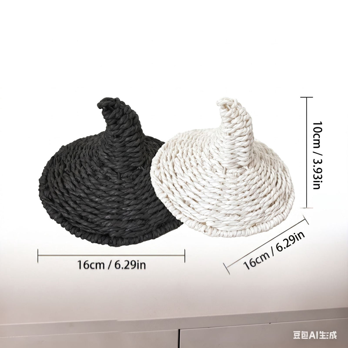THOPBPRK 2026 Black Halloween Woven Pumpkin Jack-O'-Lantern, Halloween Decorations Pumpkin, USE LED Candle, Rattan Fall Halloween Decor for Home, 1Pack 11.8 Inch A
