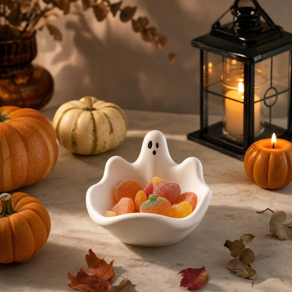XGFHYJEH Halloween Decorations LED Candle Lights, 3pc Pumpkin Lantern, Halloween Indoor Decor, Halloween Table Decoration Ornament for Home Room Party