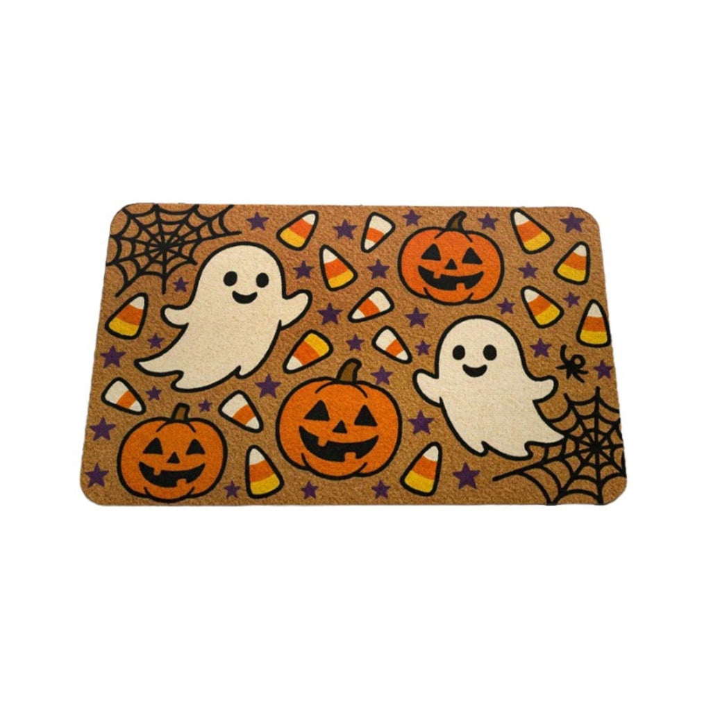 Halloween Door Mat Classic Print Skidproof Mat 15.75x23.62in Polyester Skidproof & Dirt Trapping for Front Door Porch Entryway by MPOISVA