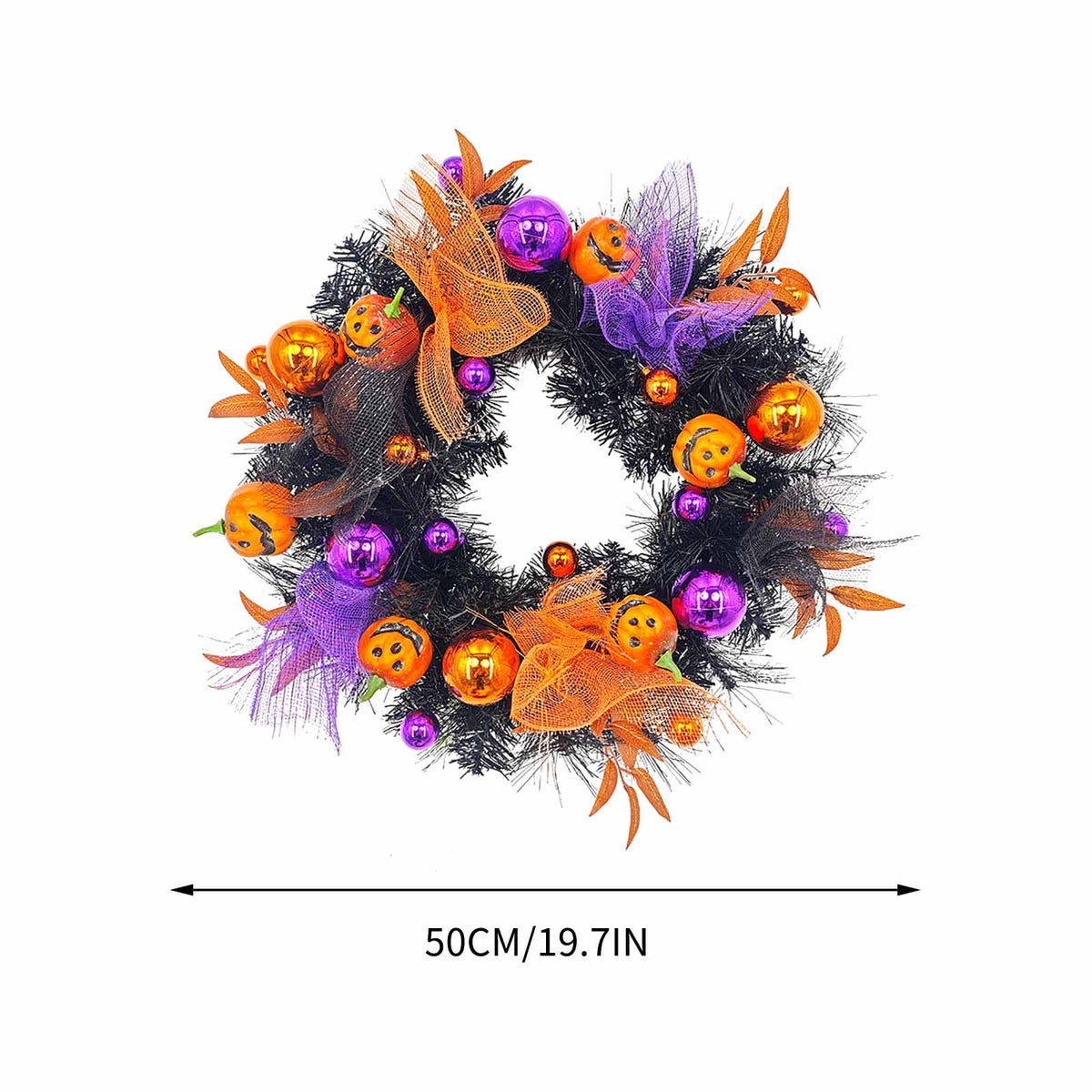 SPOORYYO 2Pcs Fall Maple Leaves Stems for Vase, Artificial Autumn Fake Leaves Decor, Maple Leaf Bushes Shrubs for Thanksgiving Halloween Home Farmhouse Table Centerpiece, 12.99" x 7.87"