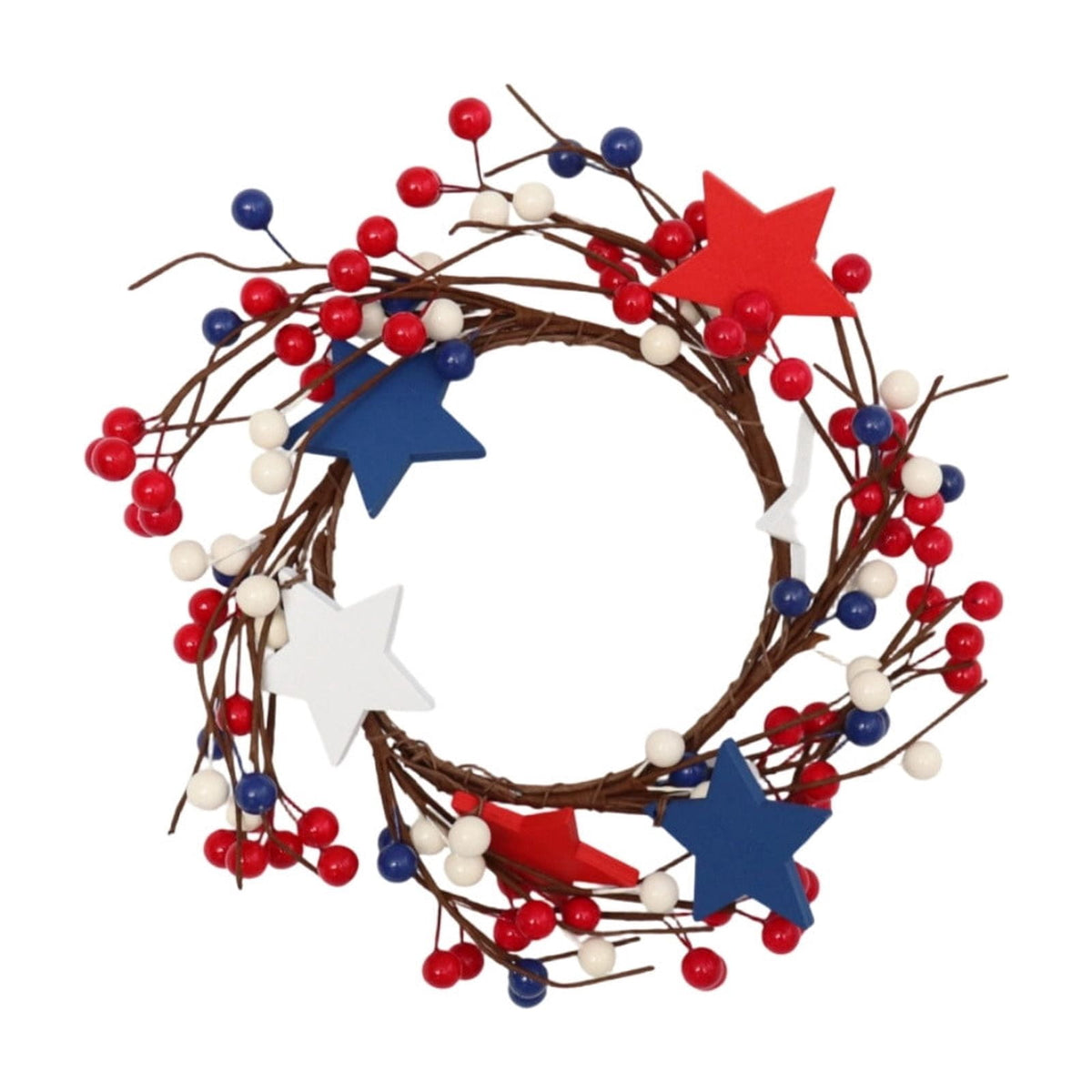 AZXY 4th of July Wreath,Patriotic Wreath,Independence Day Wreaths,Memorial Day Decorations