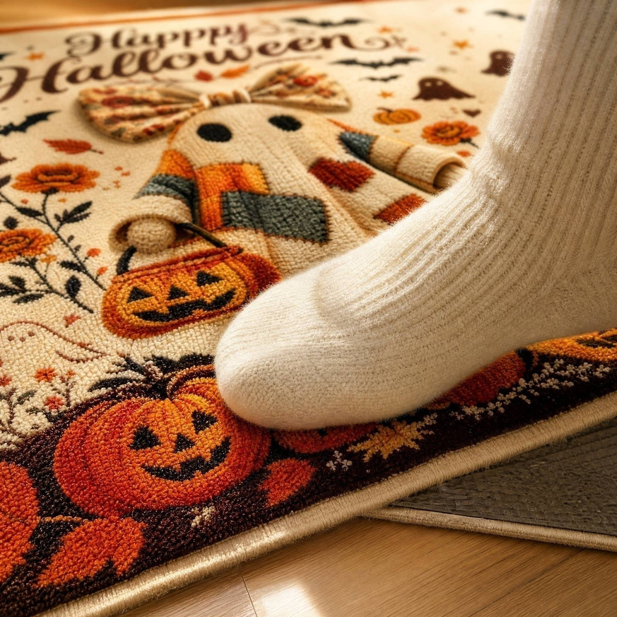 Doormat Front Door Mat New Home Closing Housewarming Gift Unwelcome Bat Full Bats Halloween