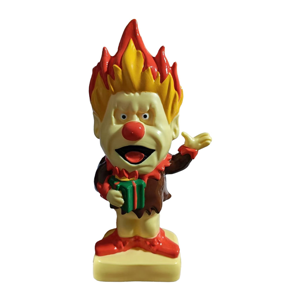 LED Lighted Blow Mold Holiday Figurine Vintage Style Glowing Character Ornament for Halloween Indoor Winter Home Decoration, 12 Inch