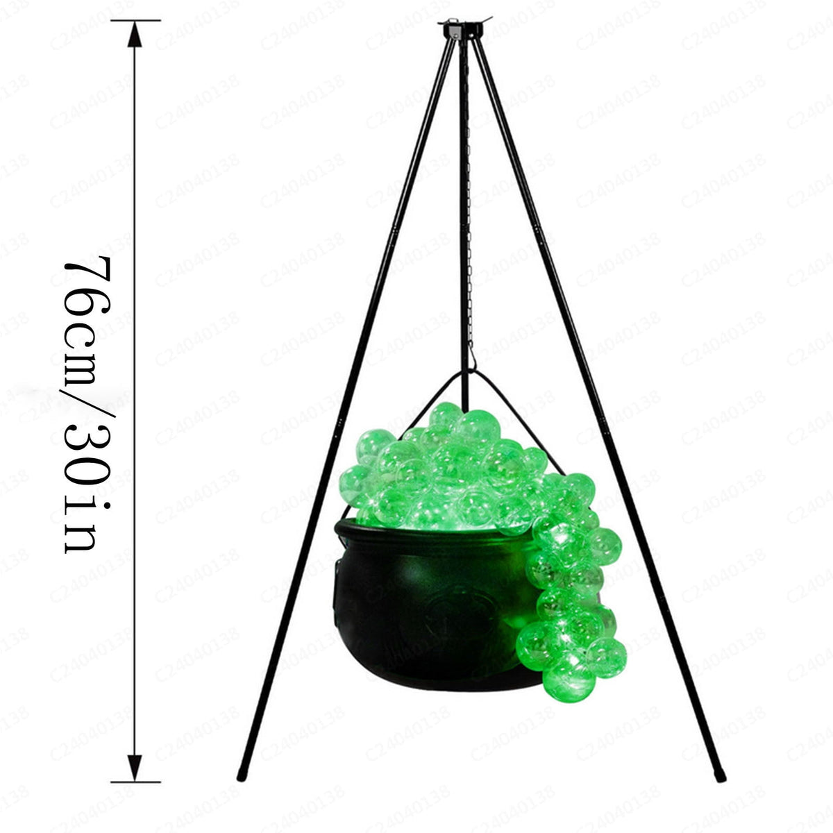 Muecwrye Halloween Decorations Outdoor, Halloween Clearance! Halloween Witches Cauldron on Tripod with Lights, DIY Bubbling Cauldron Set Decor for Home Porch Outside, Halloween Party Supplies