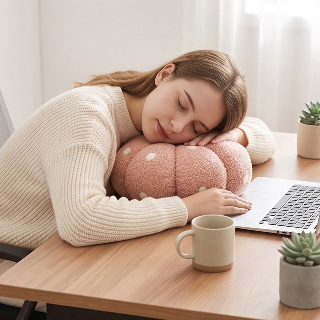 Yhmxh Soft Fluffy Pumpkin Throw Pillow, 3D Plush Sherpa Stuffed Pumpkin Cushion Decor, Cute Autumn Harvest Pumpkin Shaped Plush Toy for Sofa Couch Bed Farmhouse Thanksgiving Halloween Party Decor