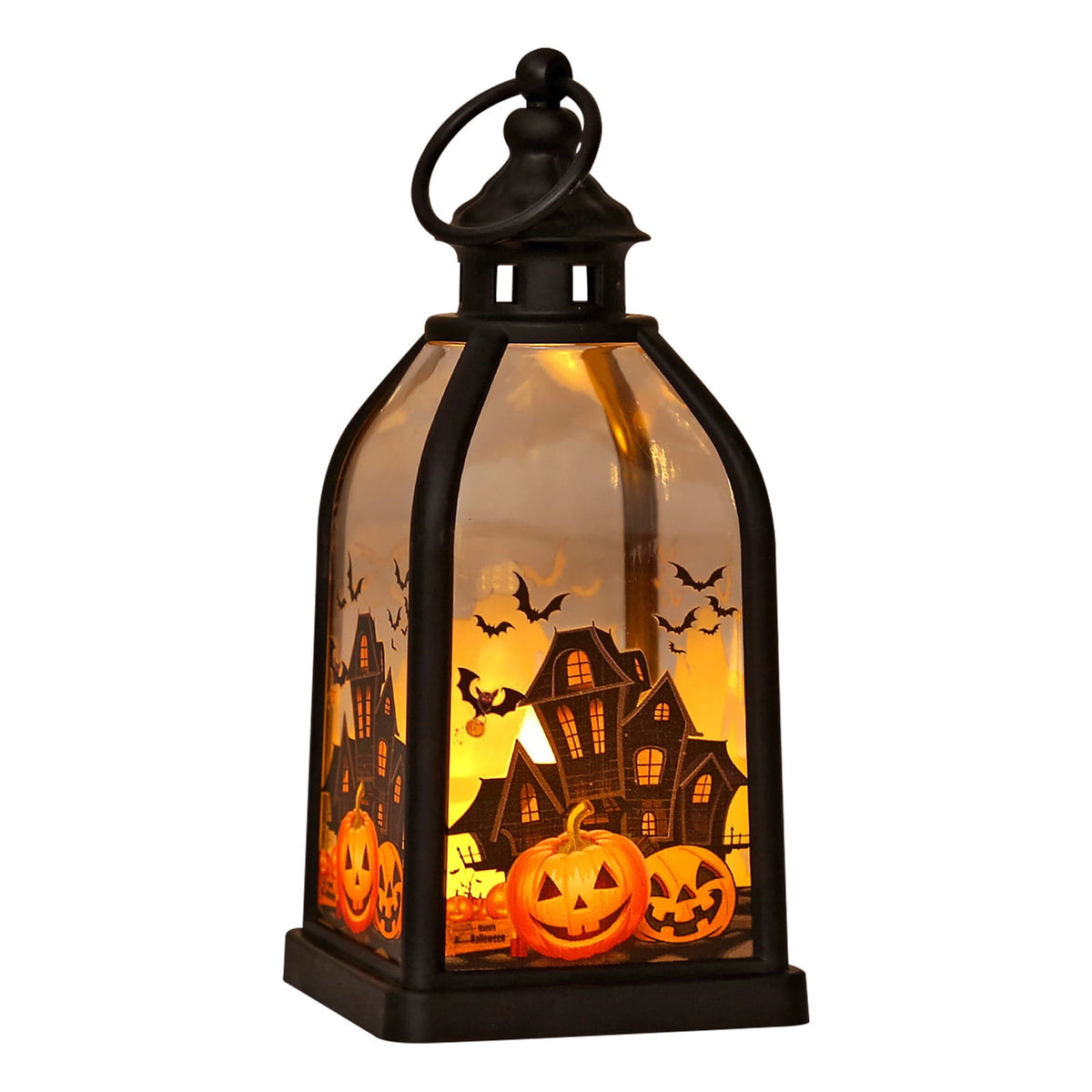XGFHYJEH Halloween Decorations LED Candle Lights, 3pc Pumpkin Lantern, Halloween Indoor Decor, Halloween Table Decoration Ornament for Home Room Party