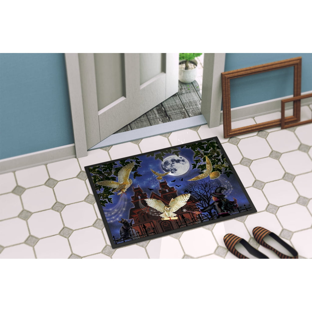 Halloween Owl Express Door Mat