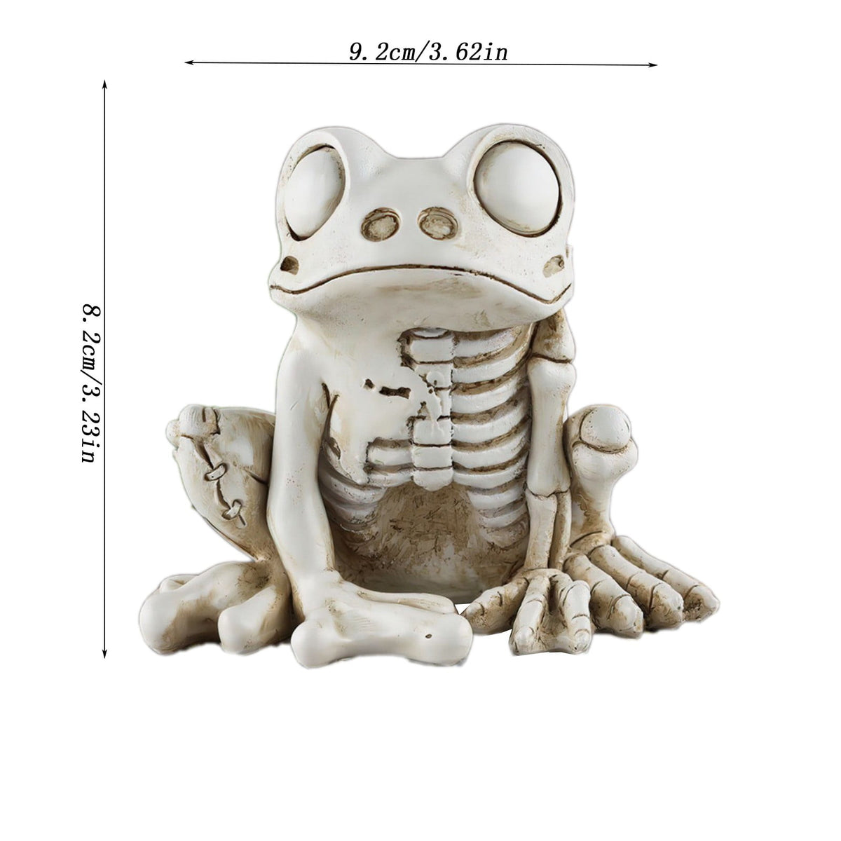 FNYOXU Halloween Skeleton, Animal Skeleton Halloween Decor, Skeleton Frog, Halloween Decoration for Home, Yard