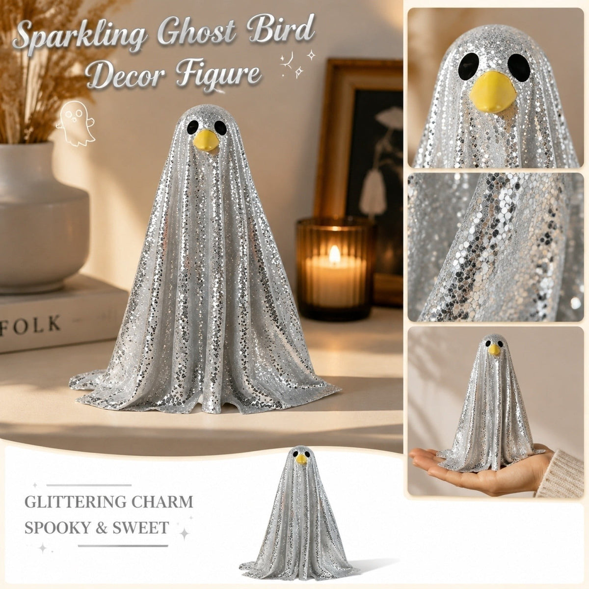 Halloween Garden Porch Decor, Porch Goose Outfits Halloween, 23 Inch Porch Goose Outfits, Witch Dress and Hat Set, Fits 23X11X26 Inch Standing Plush Goose for Front Porch Lawn