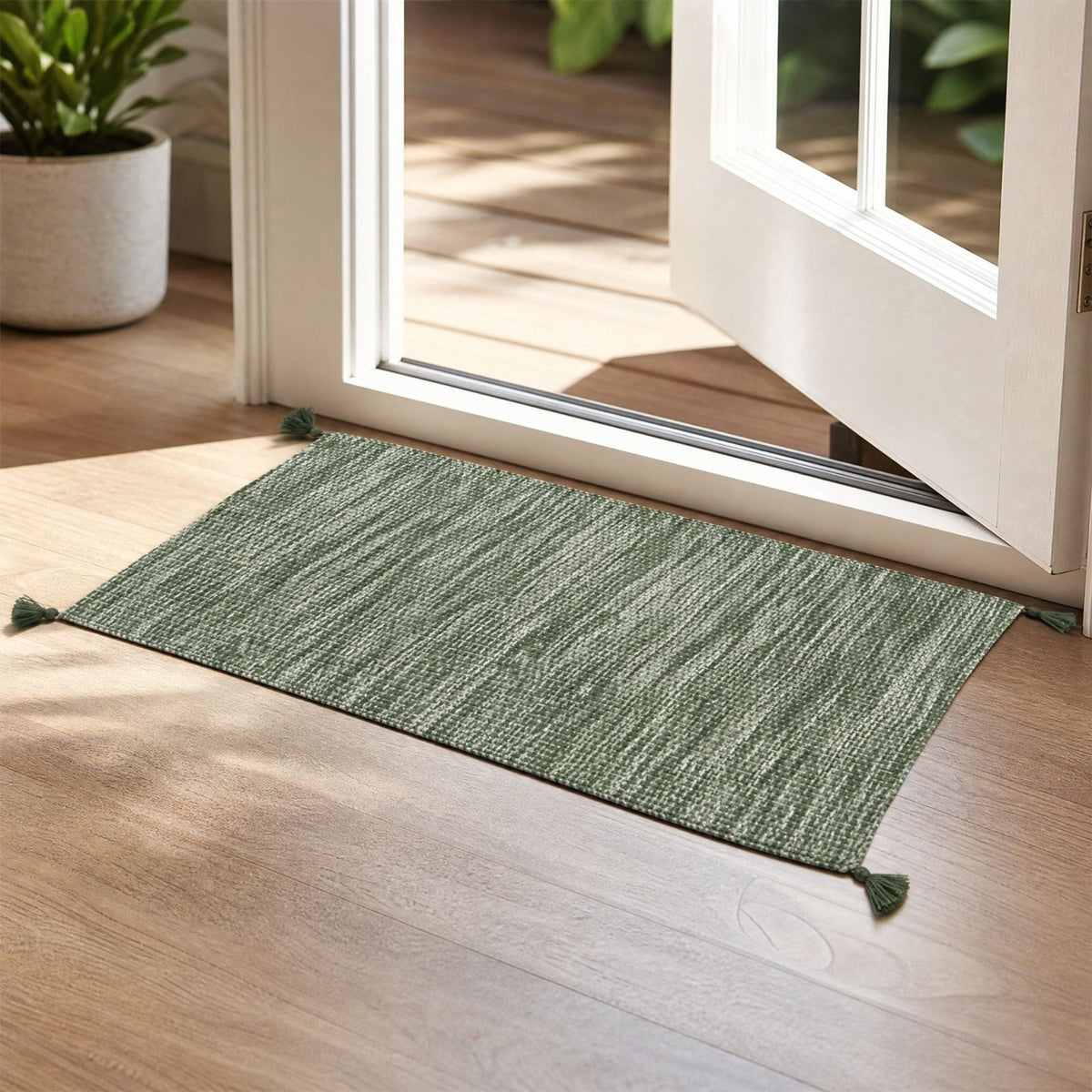 Halloween Dog Door Mat 16x24", Golden Retriever Ghost Pumpkin Welcome Rug for Porch, Halloween Outdoor Decorations
