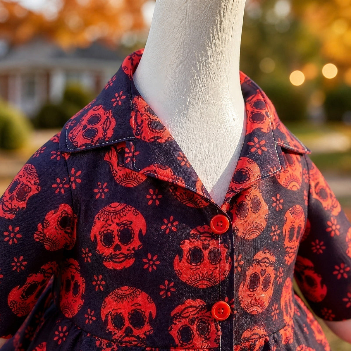 Halloween Garden Porch Decor, Porch Goose Outfits Halloween, 23 Inch Porch Goose Outfits, Witch Dress and Hat Set, Fits 23X11X26 Inch Standing Plush Goose for Front Porch Lawn