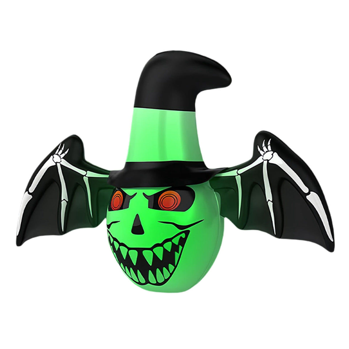 syligr Halloween Inflatable Decoration for Yard Garden, LED Color Changing Ghost Ball, PVC Blow Up Ornament for Lawn Patio Porch, Remote Control Glowing Decor for Halloween Party, 39x24 Inch