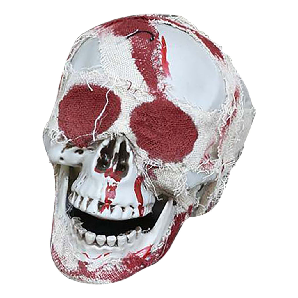 Darzheoy Halloween Skulls Halloween Skeletons Realistic Fake Simulation Human Skull Head Model Halloween Prop Realistic Mini Skeleton Spooky Halloween Decoration
